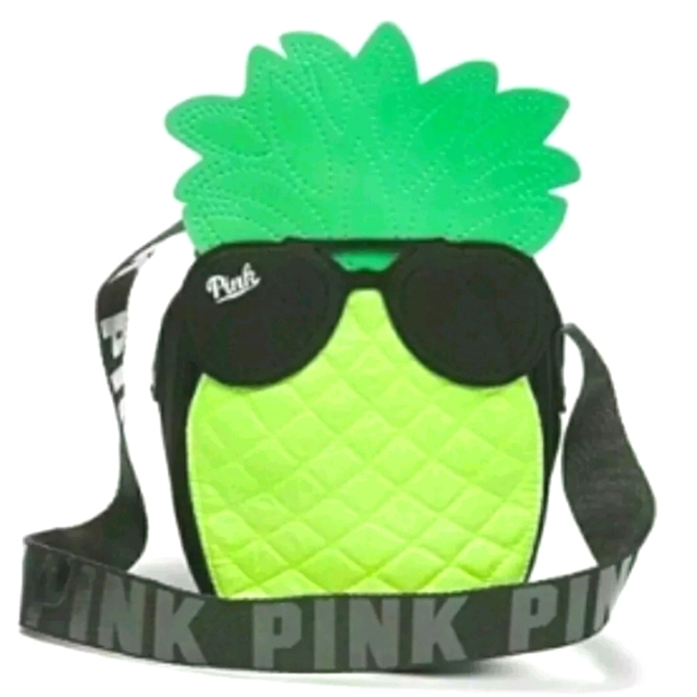 Pink Victoria secret Pineapple Purse Retired Nwt